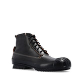 Tênis de cano alto de couro Maison Margiela